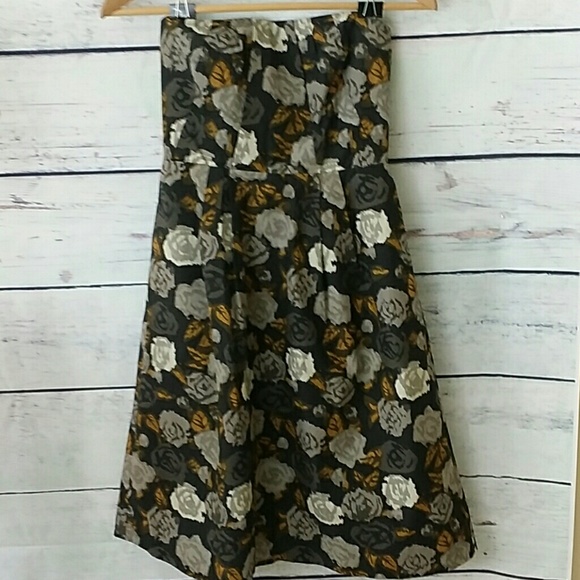 J. Crew strapless cotton dress cocktail size 00 - Picture 4 of 6